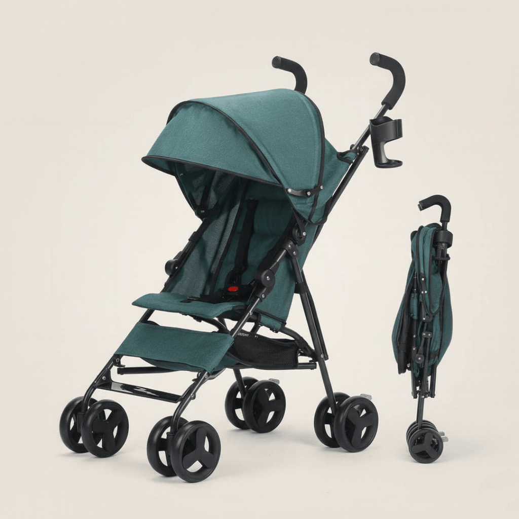 Poussette canne compacte pliable 