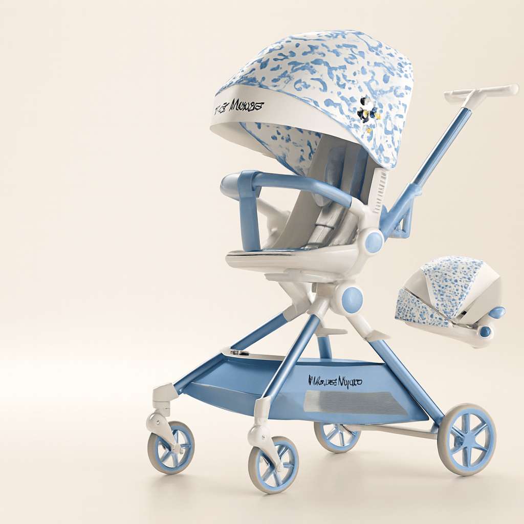 Poussette canne compacte rose – POUR NOTRE BÉBÉ