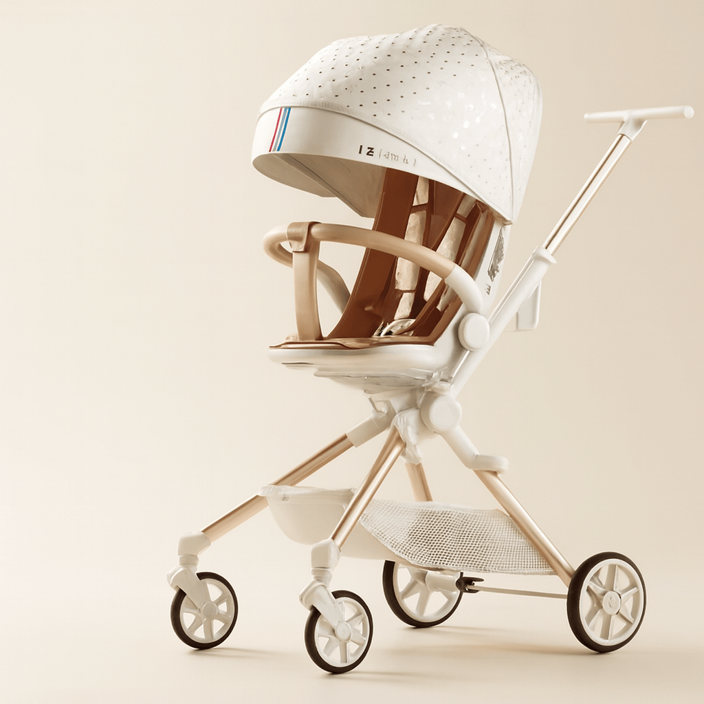 Poussette canne compacte rose – POUR NOTRE BÉBÉ