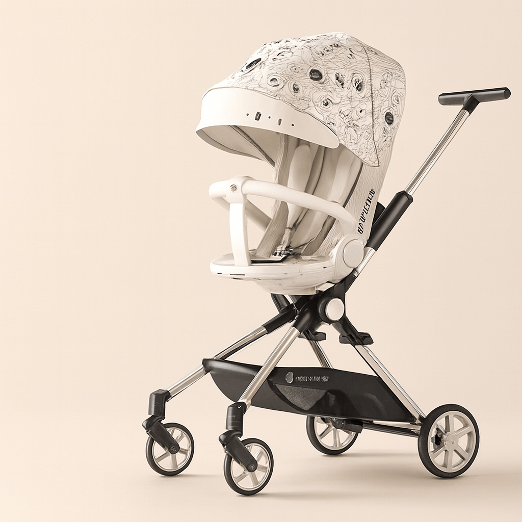 Poussette canne compacte rose – POUR NOTRE BÉBÉ