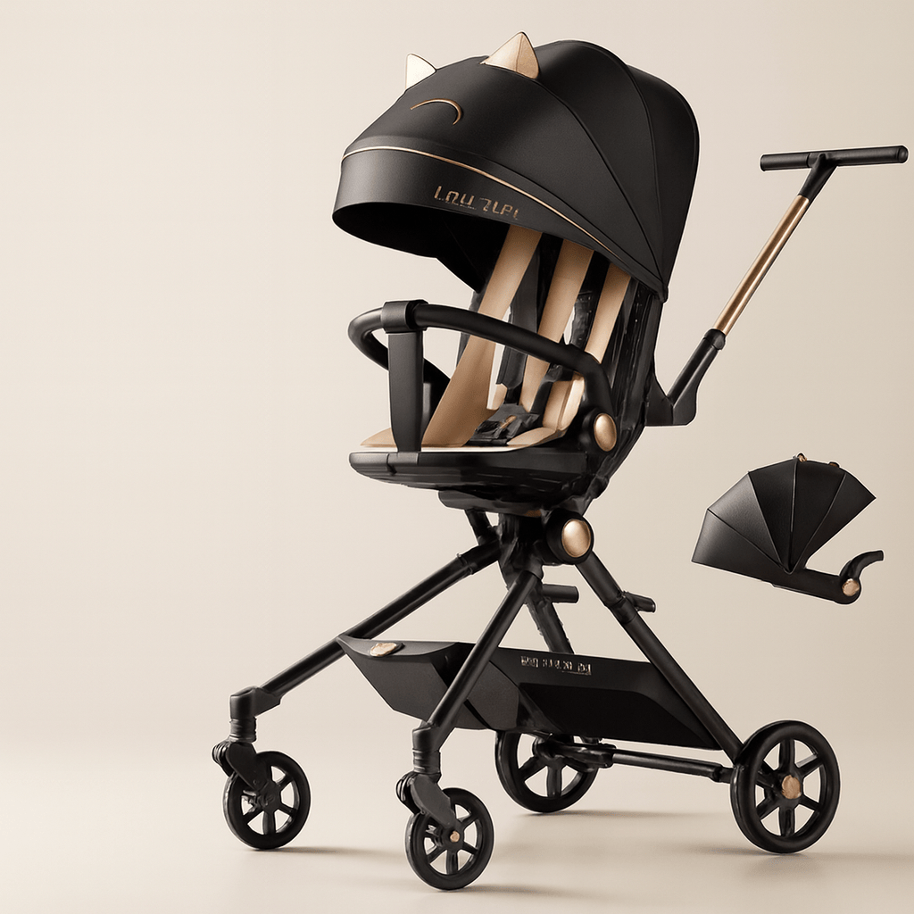 Poussette canne compacte rose – POUR NOTRE BÉBÉ