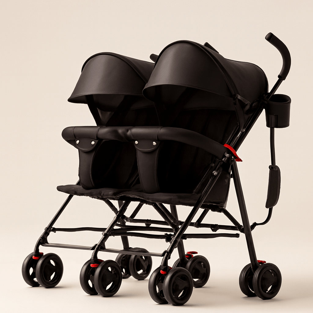 Poussette double compacte pliable | POUR NOTRE BÉBÉ