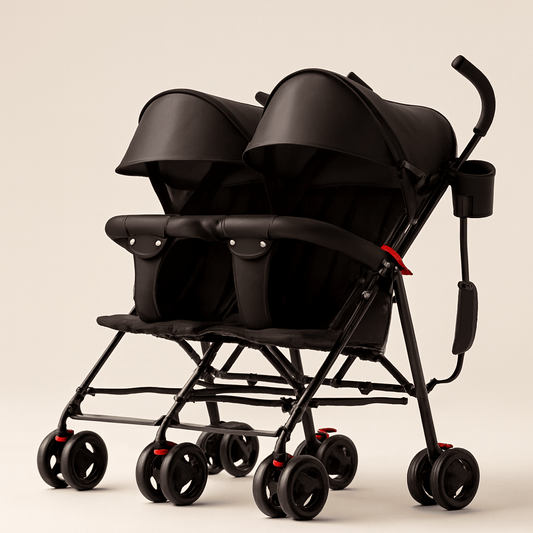 Poussette double compacte pliable | POUR NOTRE BÉBÉ