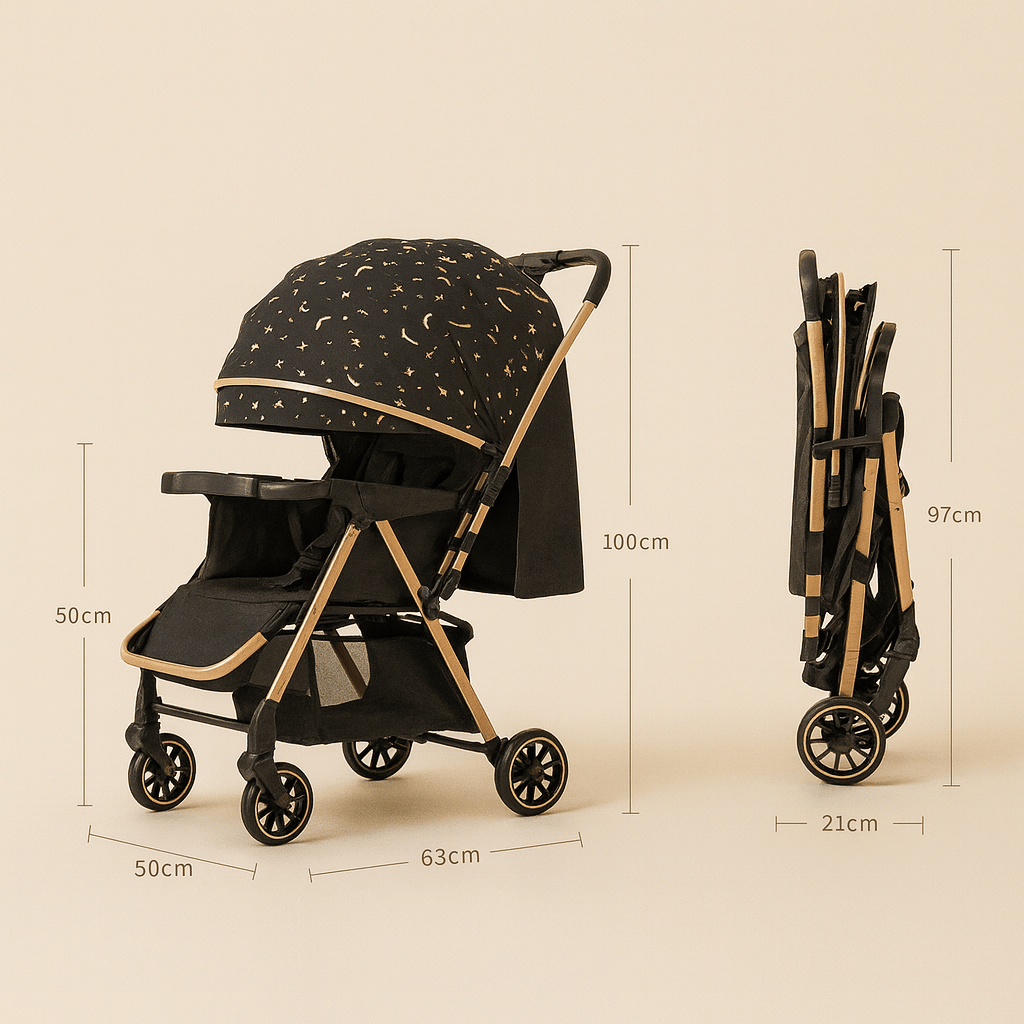 Poussette double compacte pliable | POUR NOTRE BÉBÉ