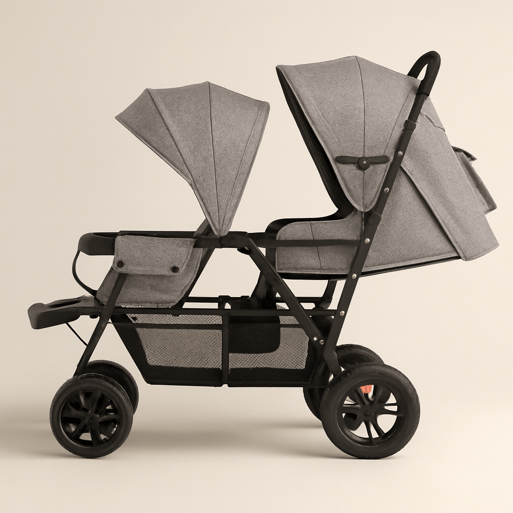 Poussette double dès la naissance pliable | POUR NOTRE BÉBÉ