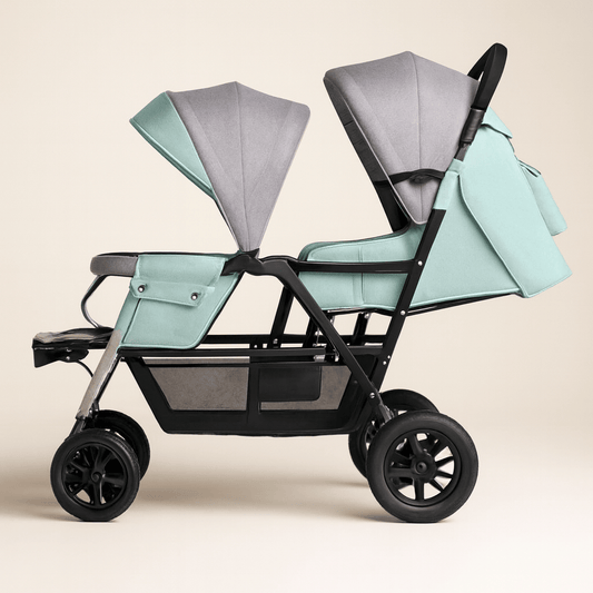 Poussette double dès la naissance pliable | POUR NOTRE BÉBÉ
