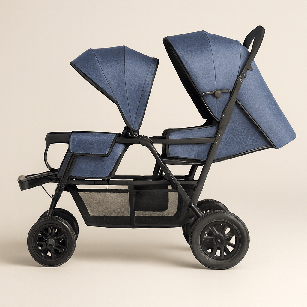 Poussette double dès la naissance pliable | POUR NOTRE BÉBÉ