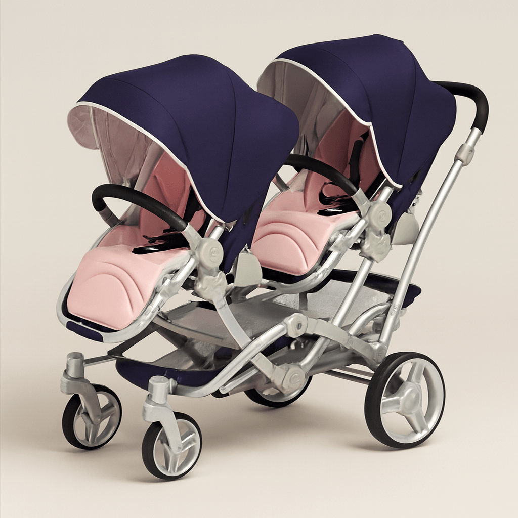 Poussette double pour jumeaux pliable | POUR NOTRE BÉBÉ