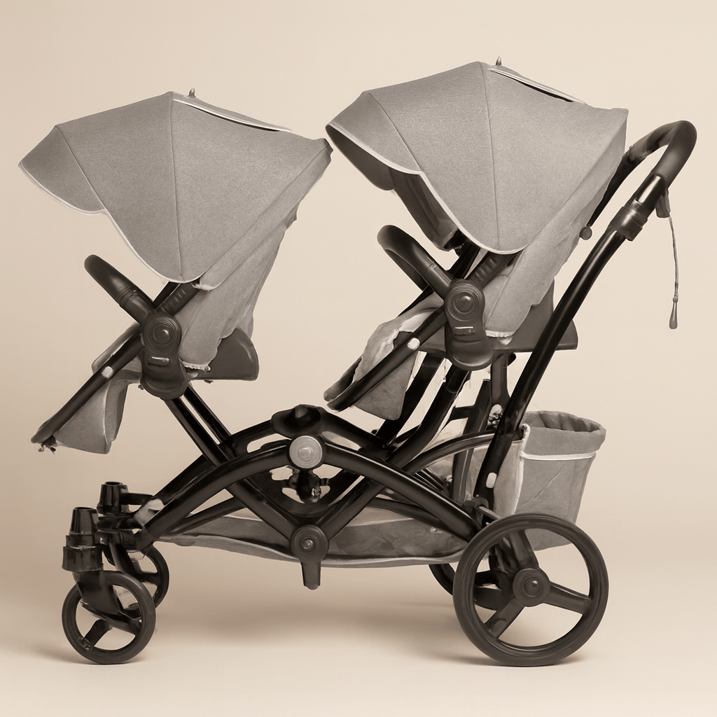Poussette double pour jumeaux pliable | POUR NOTRE BÉBÉ