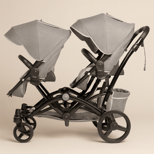 Poussette double pour jumeaux pliable | POUR NOTRE BÉBÉ