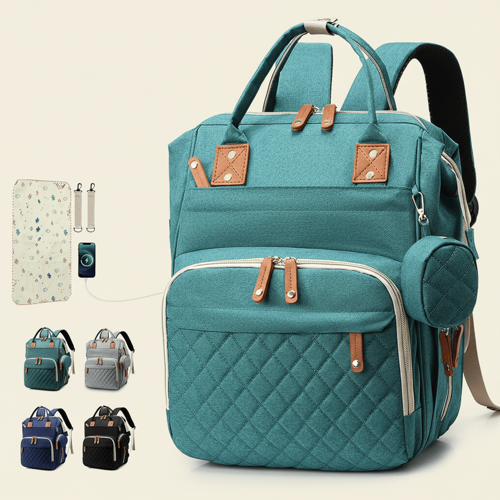 Sac à dos à langer moderne et pratique | POUR NOTRE BÉBÉ