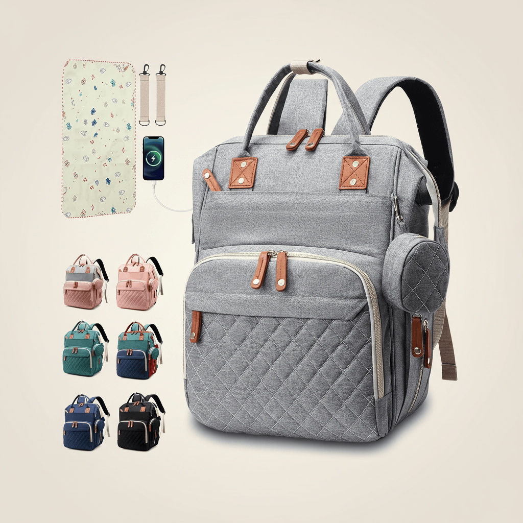 Sac à dos à langer moderne et pratique | POUR NOTRE BÉBÉ