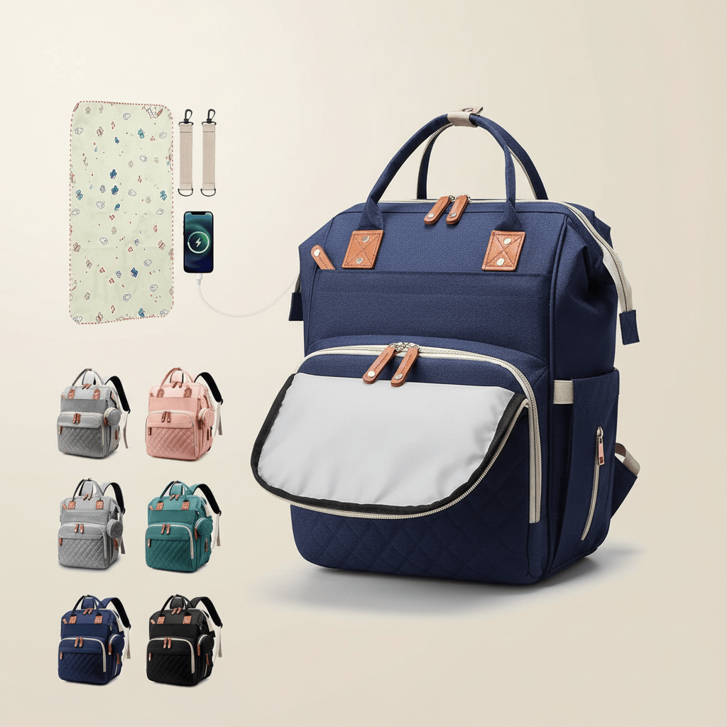 Sac à dos à langer moderne et pratique | POUR NOTRE BÉBÉ