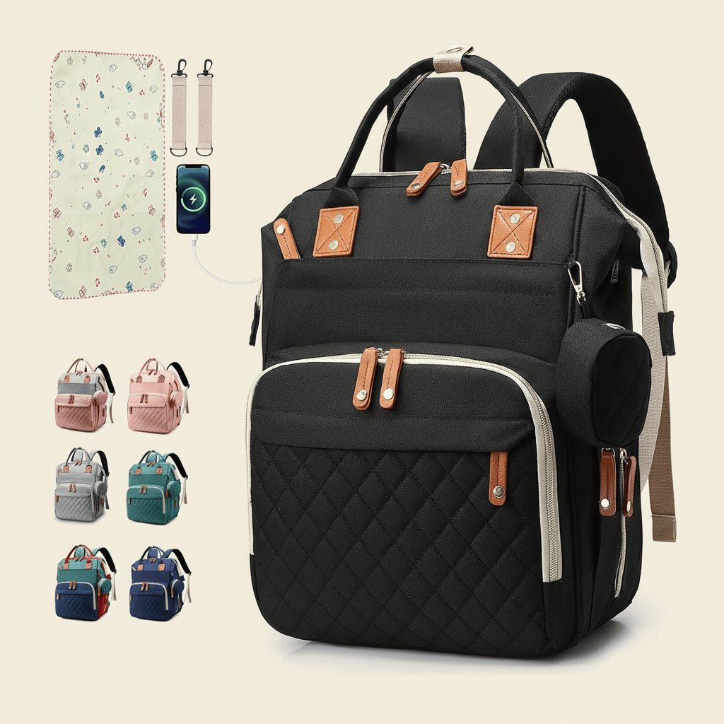 Sac à dos à langer moderne et pratique | POUR NOTRE BÉBÉ