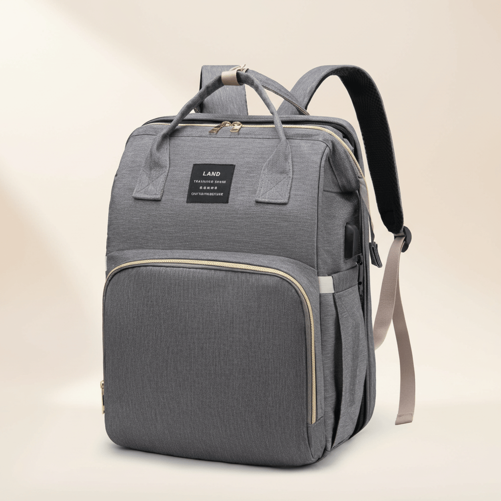 Sac à dos à langer multifonction avec lit pliable | POUR NOTRE BÉBÉ