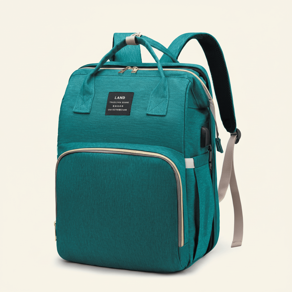 Sac à dos à langer multifonction avec lit pliable | POUR NOTRE BÉBÉ