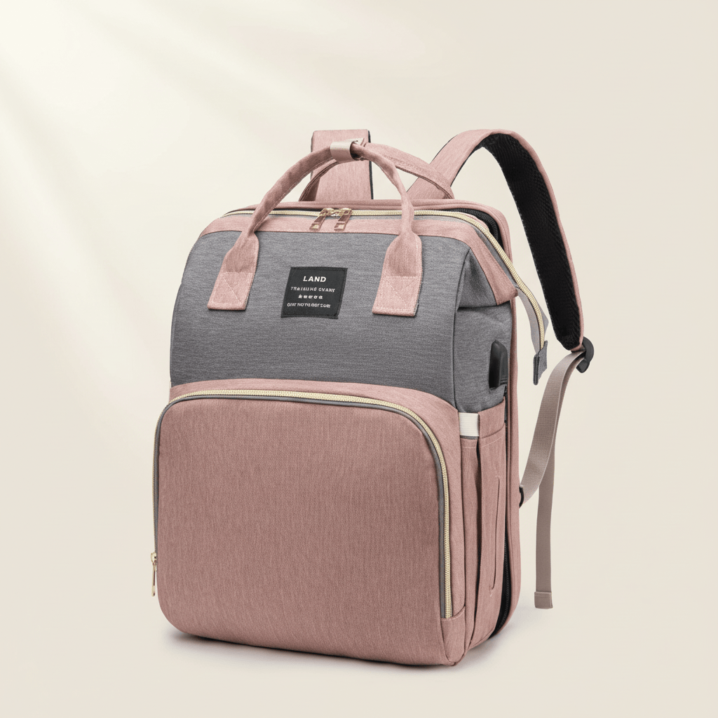 Sac à dos à langer multifonction avec lit pliable | POUR NOTRE BÉBÉ