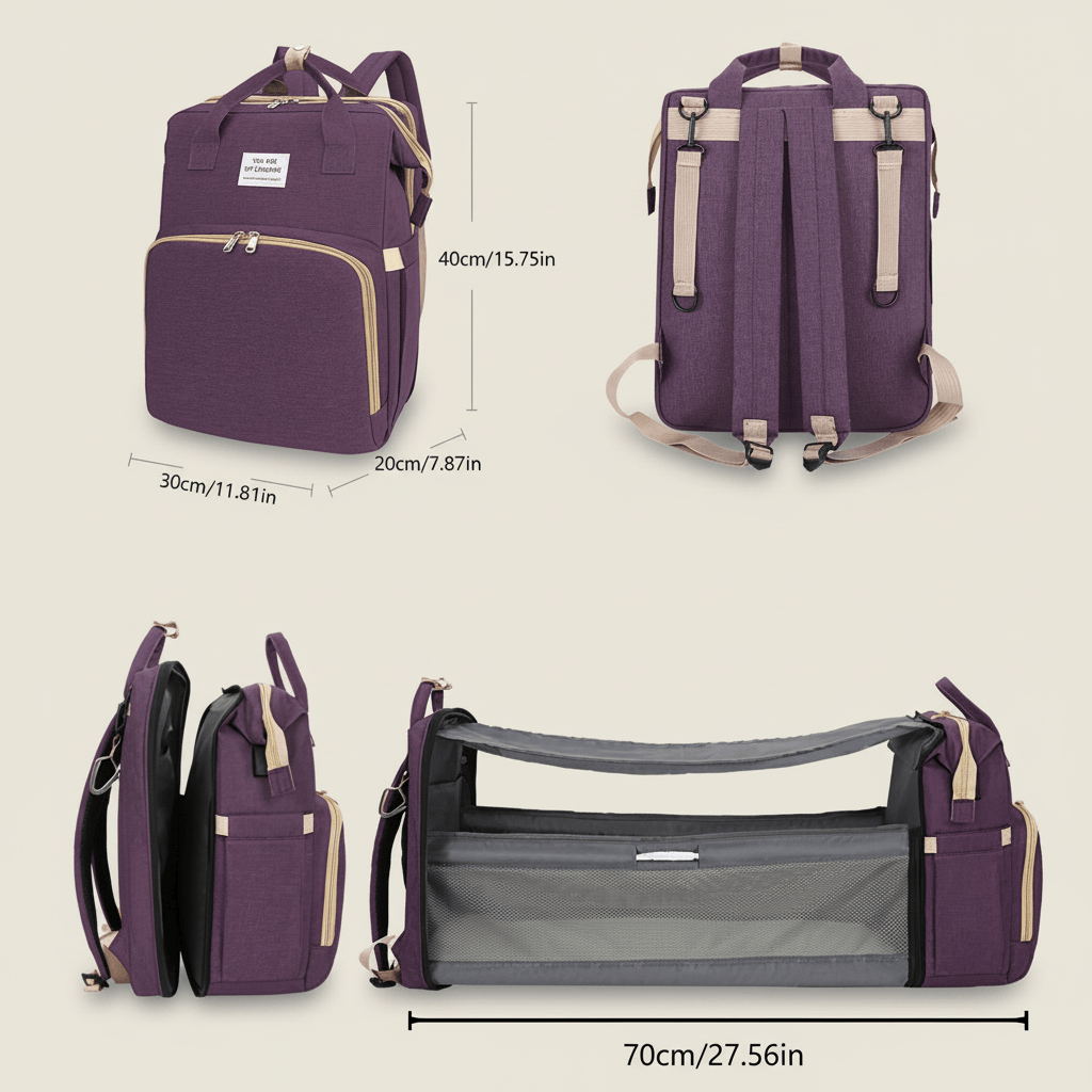 Sac à dos à langer multifonction | POUR NOTRE BÉBÉ