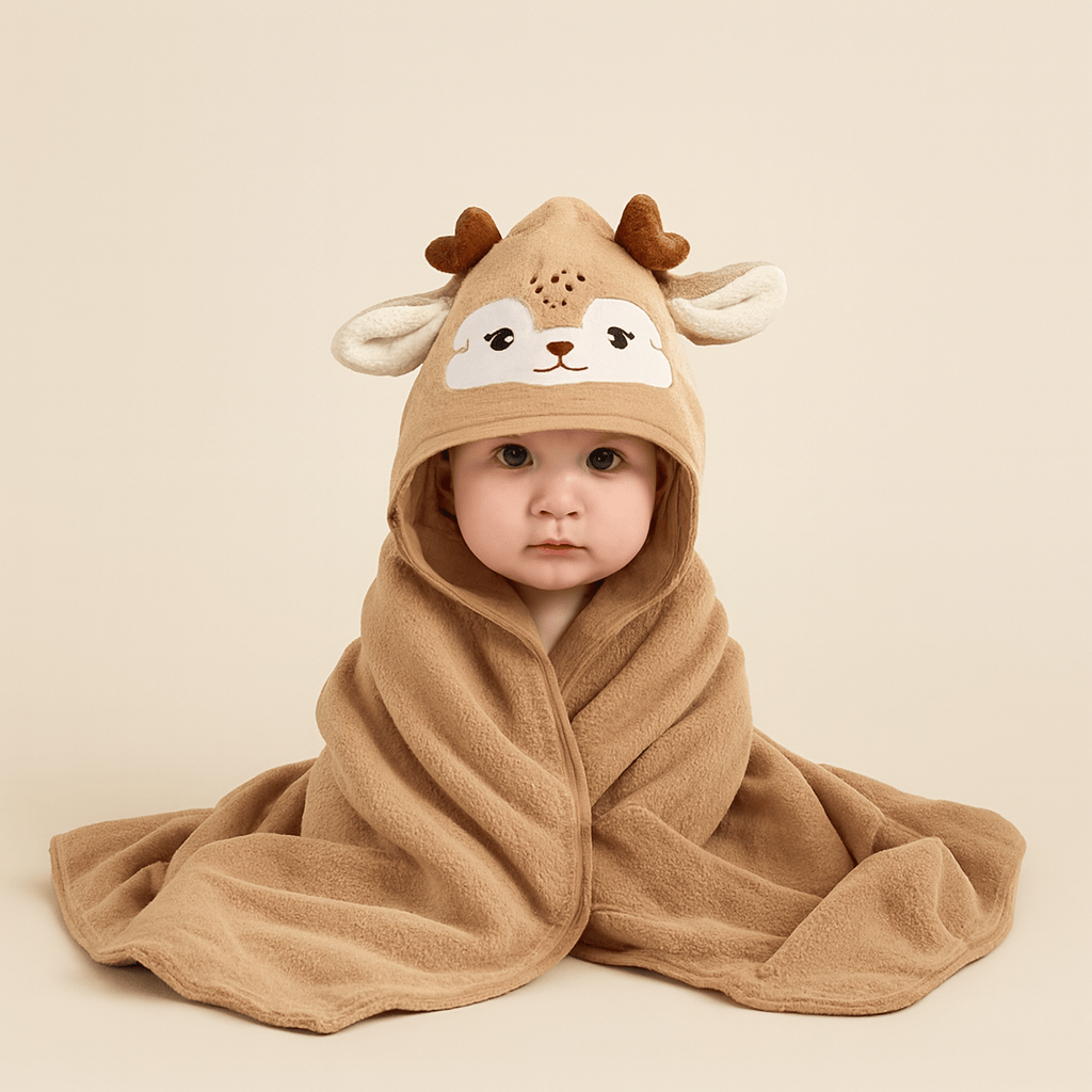 Serviette de bain bébé à capuche douce | POUR NOTRE BÉBÉ