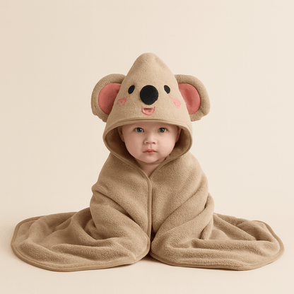 Serviette de bain bébé à capuche douce | POUR NOTRE BÉBÉ