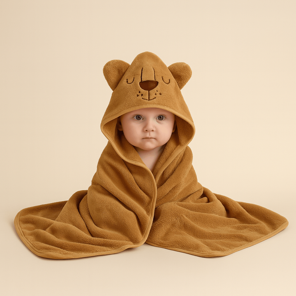 Serviette de bain bébé à capuche douce | POUR NOTRE BÉBÉ