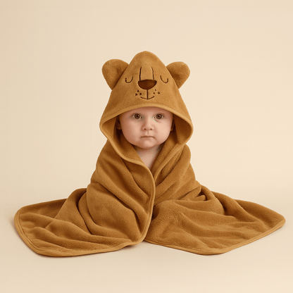 Serviette de bain bébé à capuche douce | POUR NOTRE BÉBÉ
