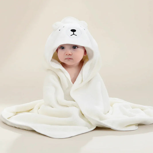 Serviette de bain bébé à capuche | POUR NOTRE BÉBÉ