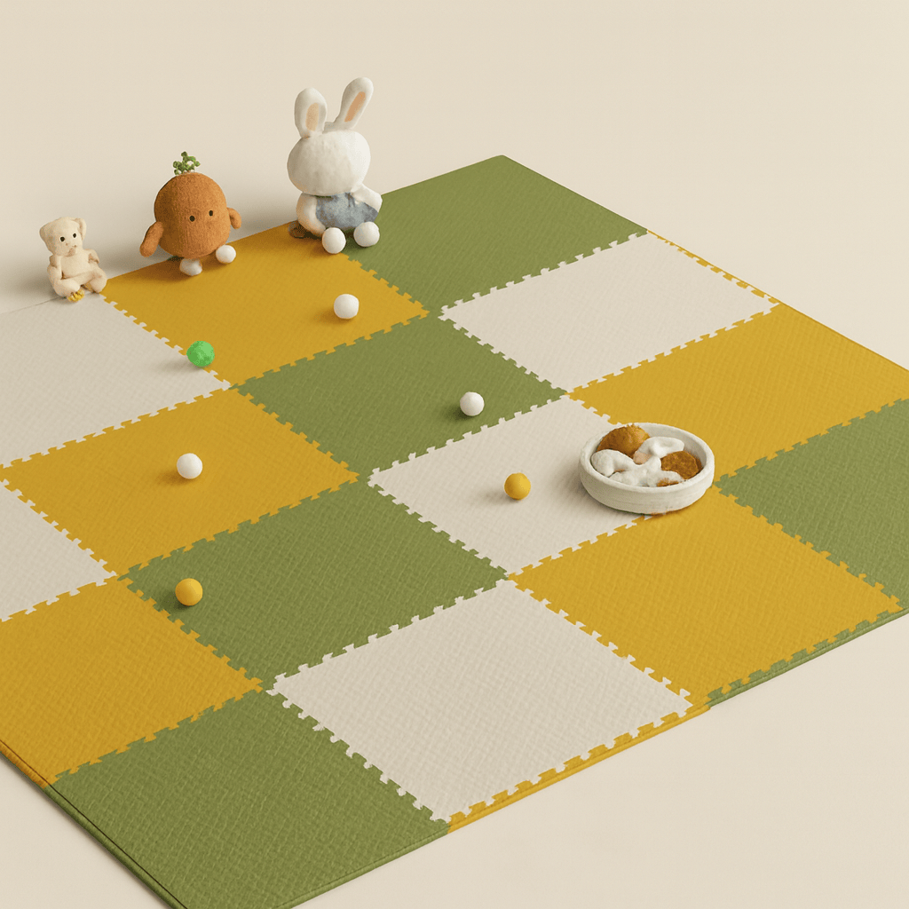 Tapis d’éveil bébé en mousse puzzle | POUR NOTRE BÉBÉ