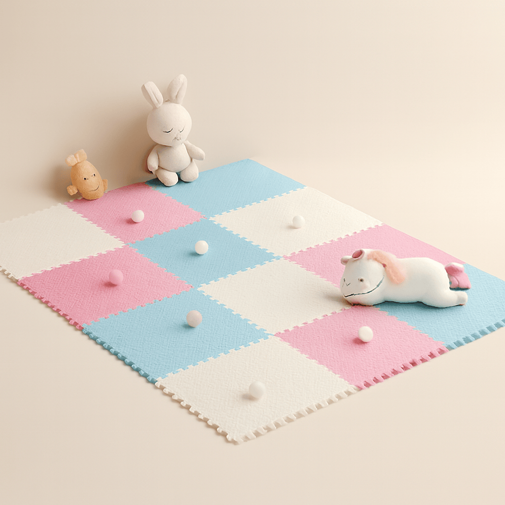 Tapis d’éveil bébé en mousse puzzle | POUR NOTRE BÉBÉ