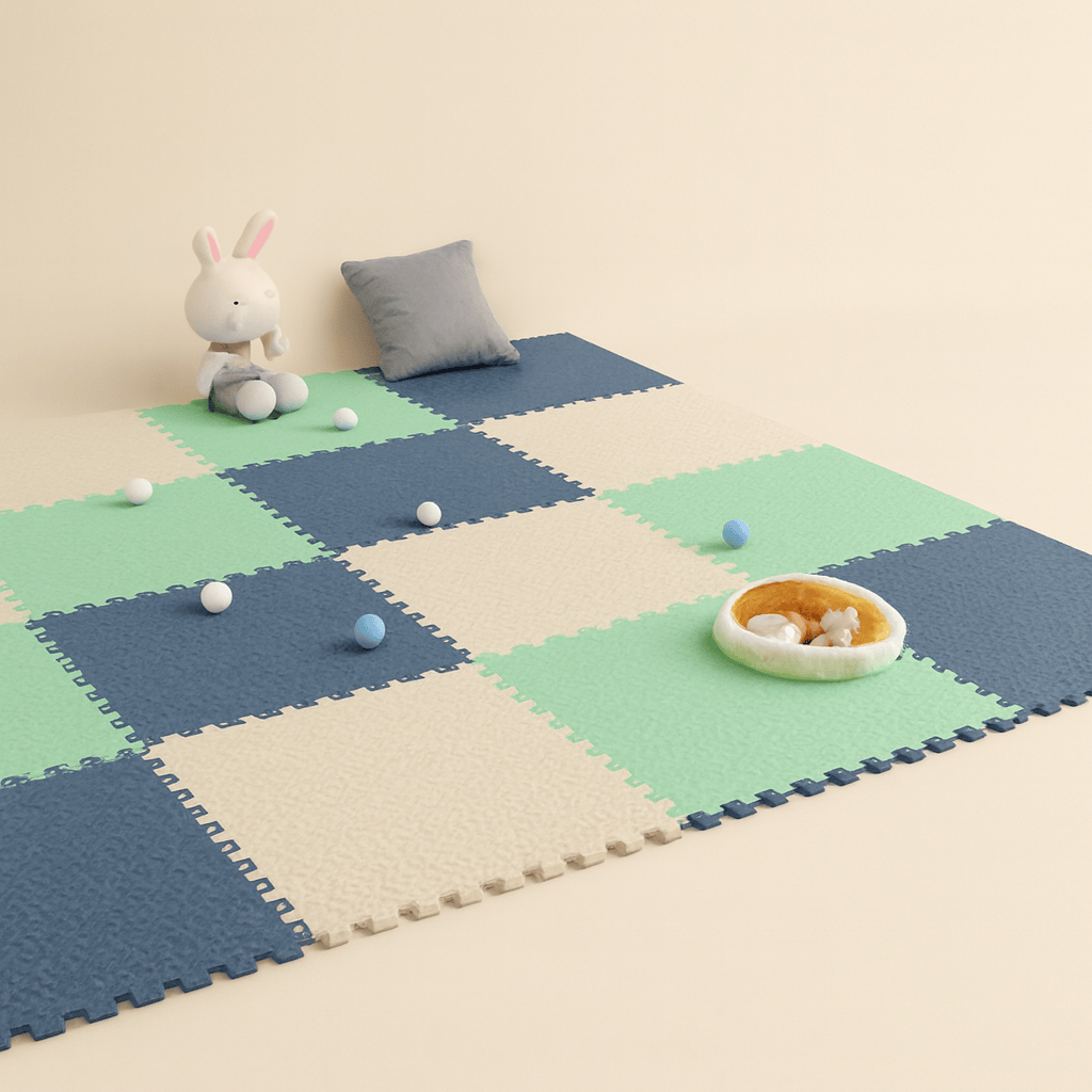 Tapis d’éveil bébé en mousse puzzle | POUR NOTRE BÉBÉ