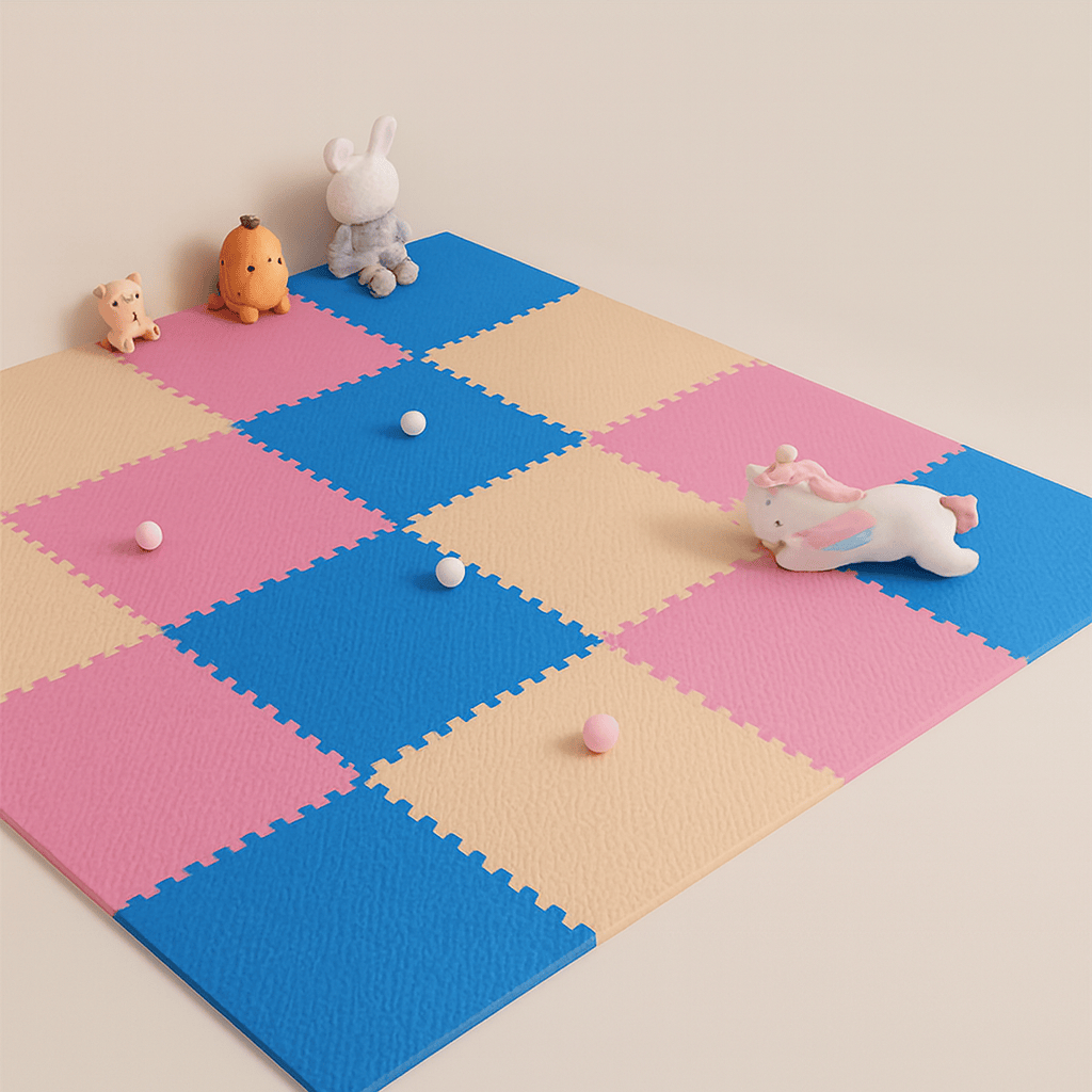 Tapis d’éveil bébé en mousse puzzle | POUR NOTRE BÉBÉ