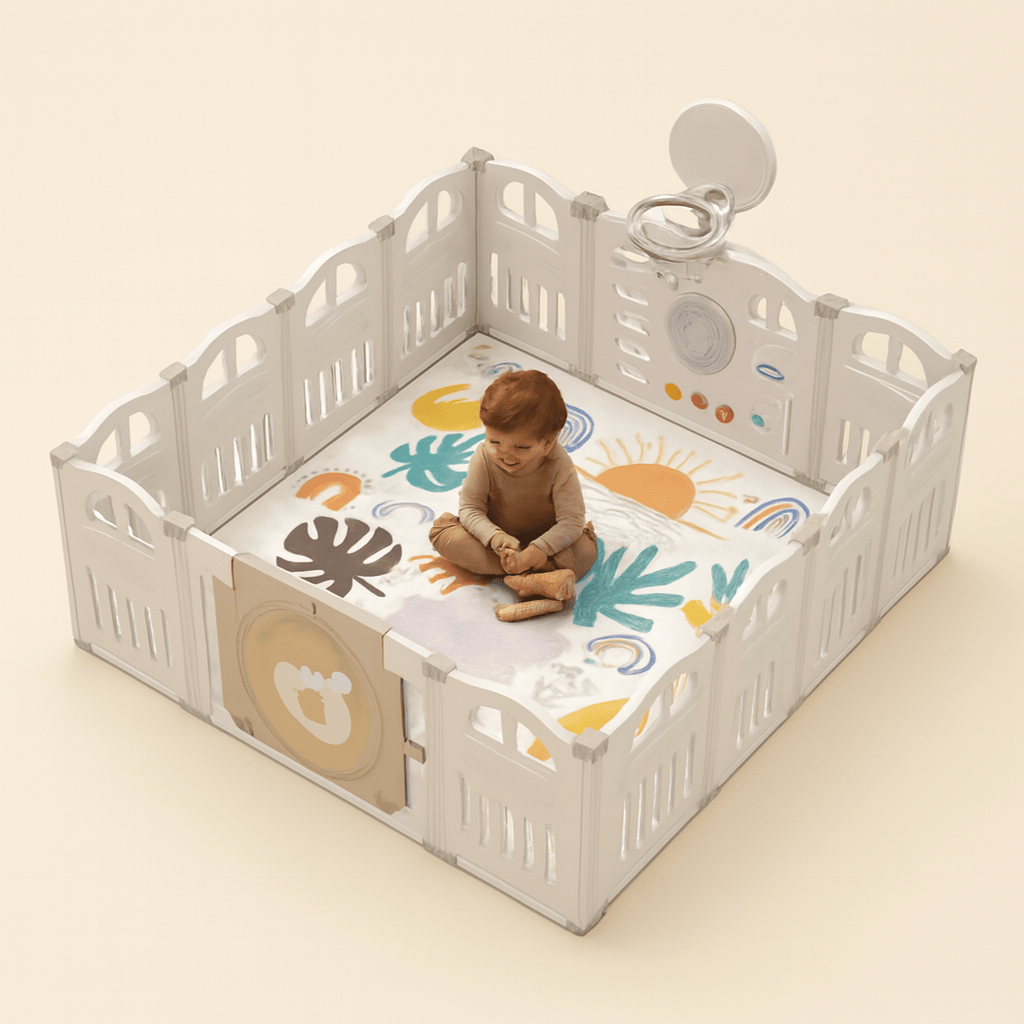 Tapis d’éveil bébé garçon pliable | POUR NOTRE BÉBÉ