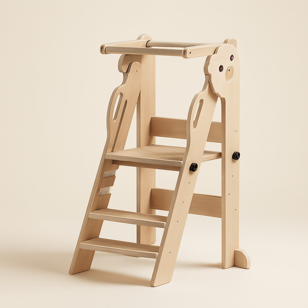 Tour d’observation enfant en bois réglable | POUR NOTRE BÉBÉ