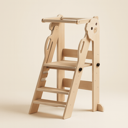 Tour d’observation enfant en bois réglable | POUR NOTRE BÉBÉ