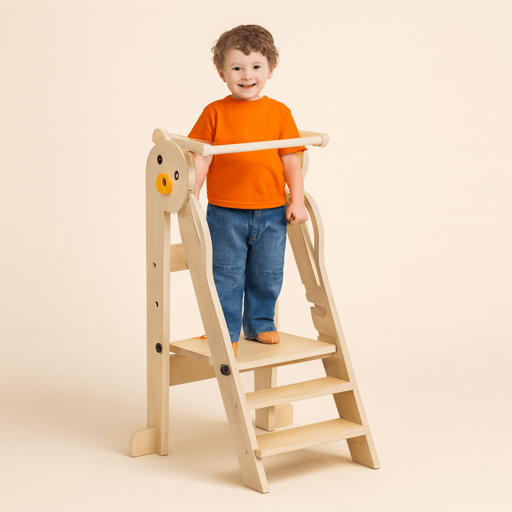 Tour d’observation enfant en bois réglable | POUR NOTRE BÉBÉ