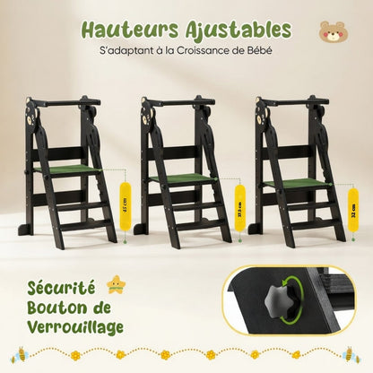 Tour d’observation Montessori pliable | POUR NOTRE BÉBÉ