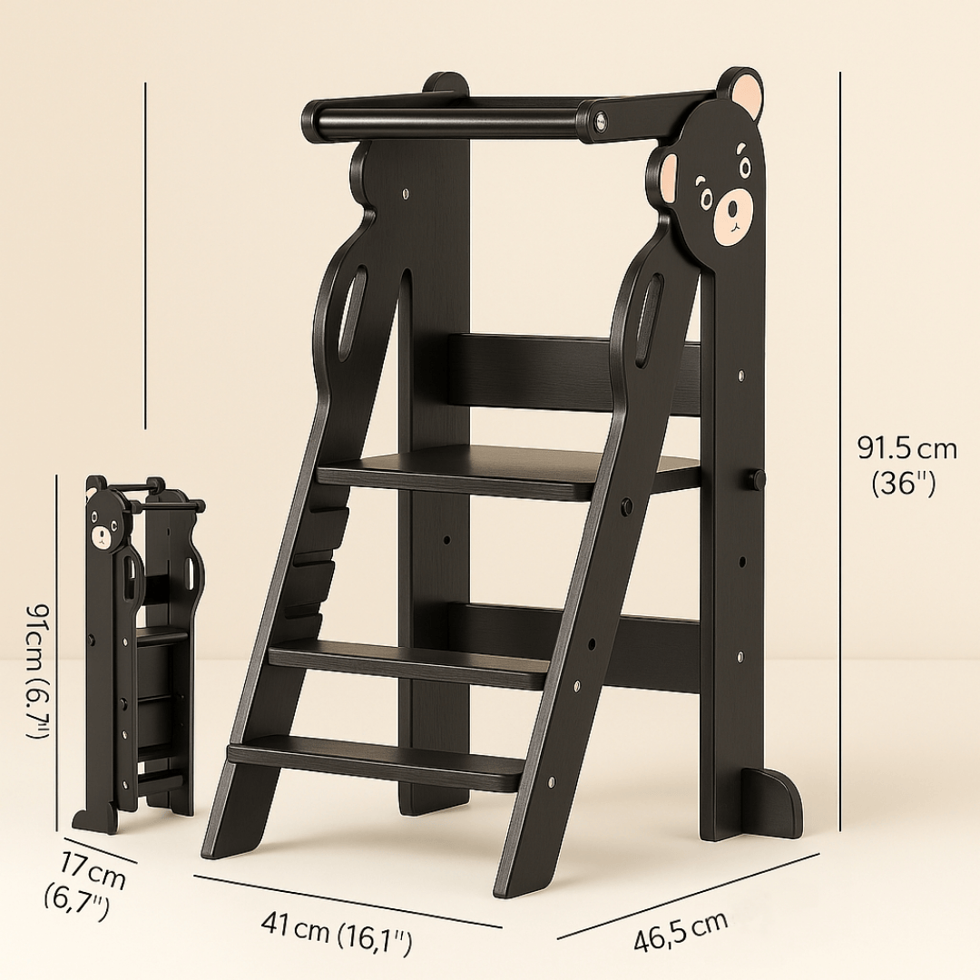 Tour d’observation Montessori pliable | POUR NOTRE BÉBÉ