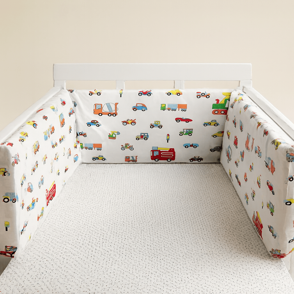 Tour de lit bébé coton imprimé | POUR NOTRE BÉBÉ