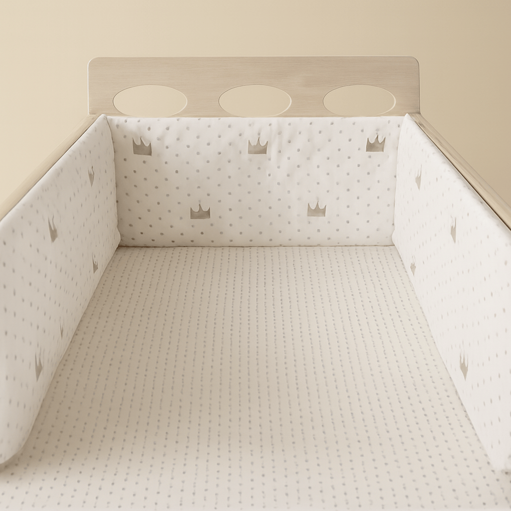 Tour de lit bébé coton imprimé | POUR NOTRE BÉBÉ