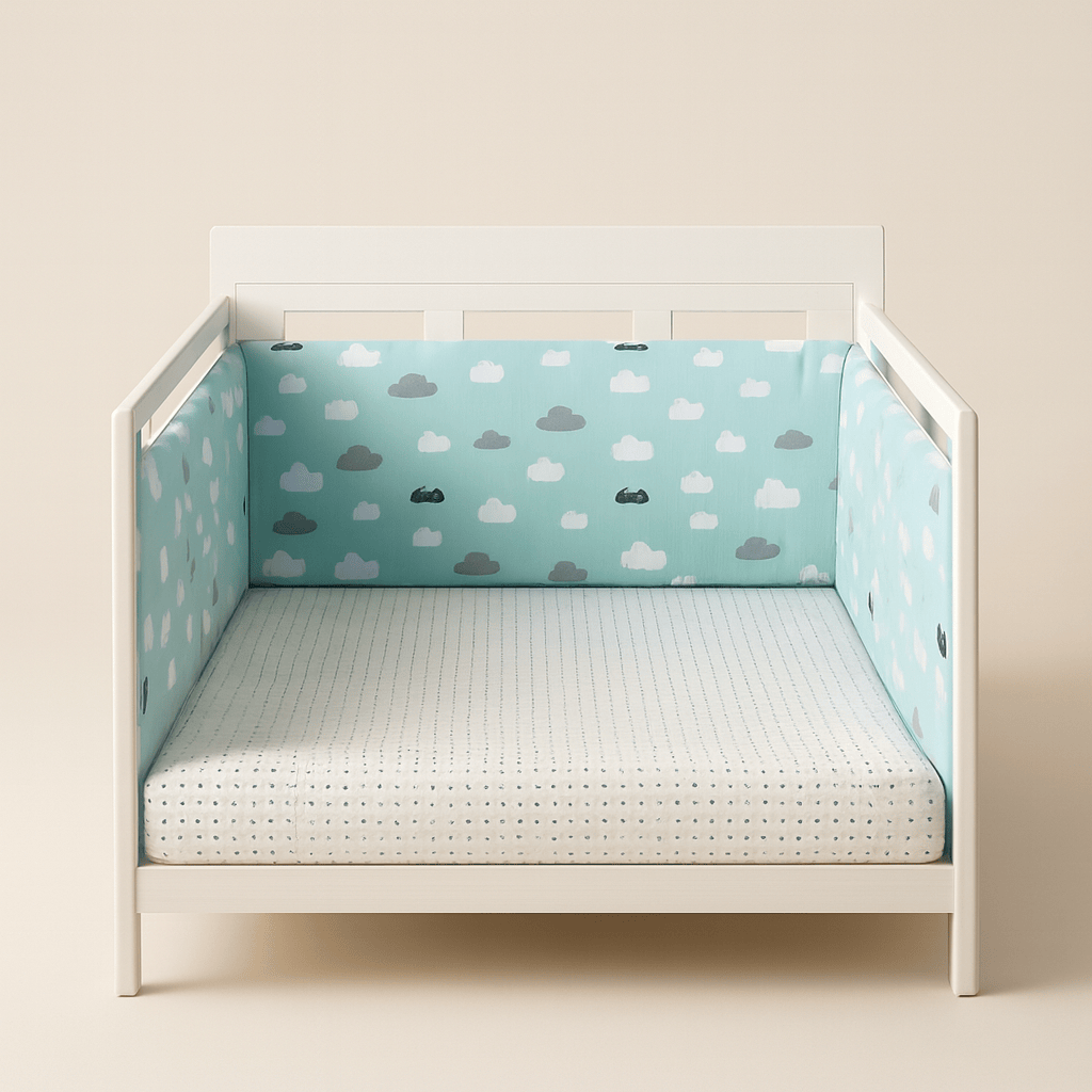 Tour de lit bébé coton imprimé | POUR NOTRE BÉBÉ