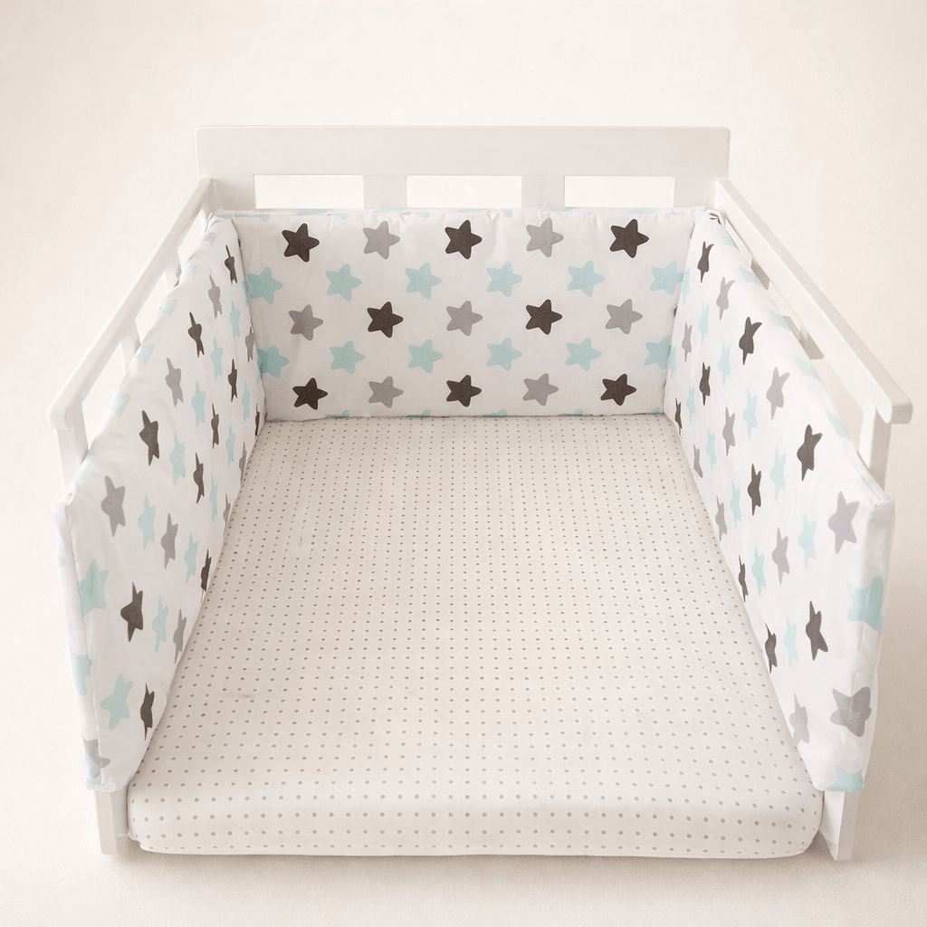 Tour de lit bébé coton imprimé | POUR NOTRE BÉBÉ