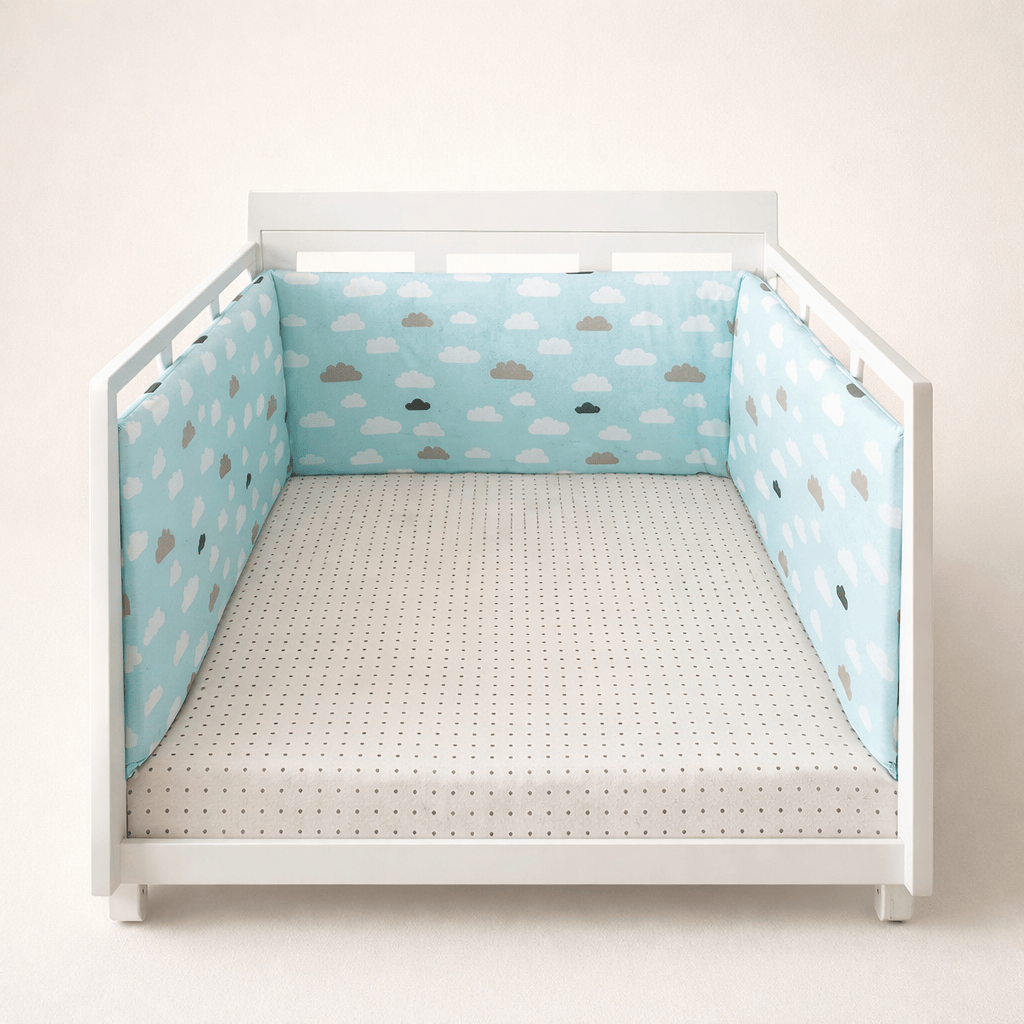 Tour de lit bébé coton imprimé | POUR NOTRE BÉBÉ