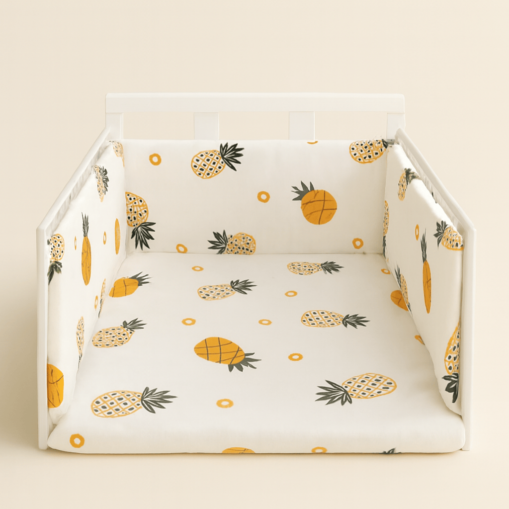 Tour de lit bébé coton imprimé | POUR NOTRE BÉBÉ