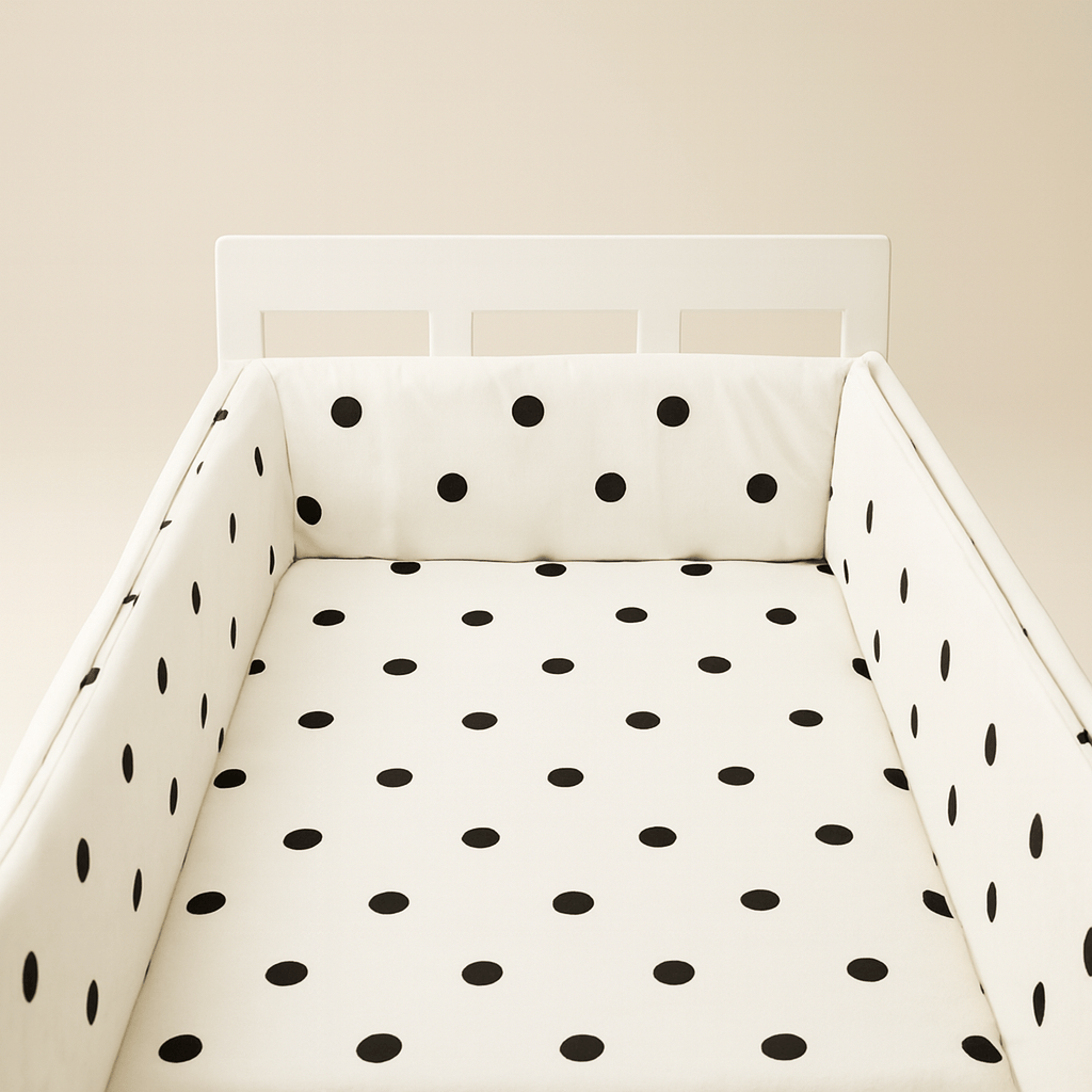 Tour de lit bébé coton imprimé | POUR NOTRE BÉBÉ