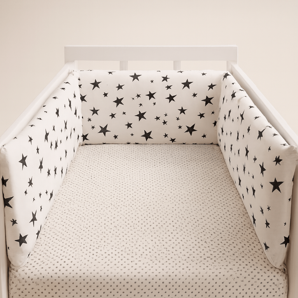 Tour de lit bébé coton imprimé | POUR NOTRE BÉBÉ