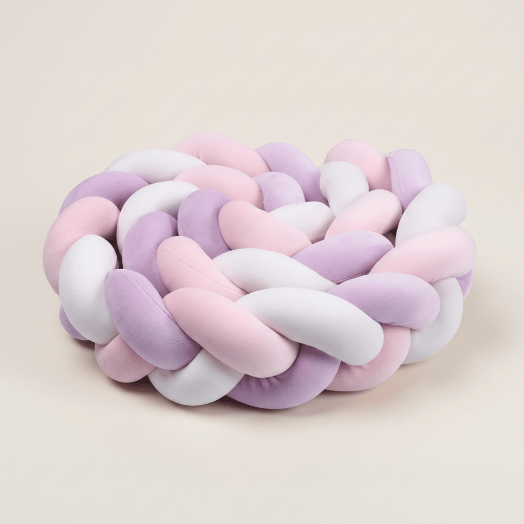 Tour de lit bébé tressé – POUR NOTRE BÉBÉ