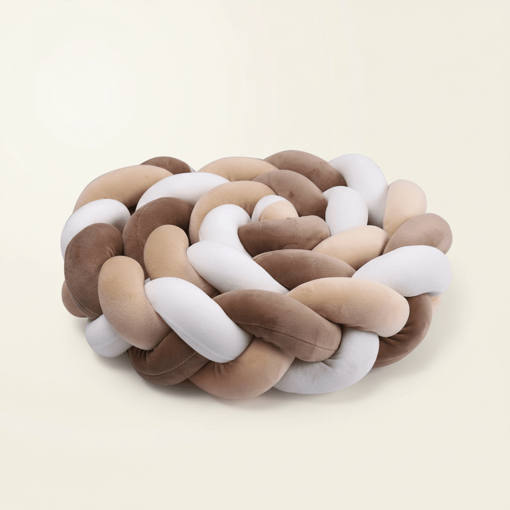 Tour de lit bébé tressé – POUR NOTRE BÉBÉ