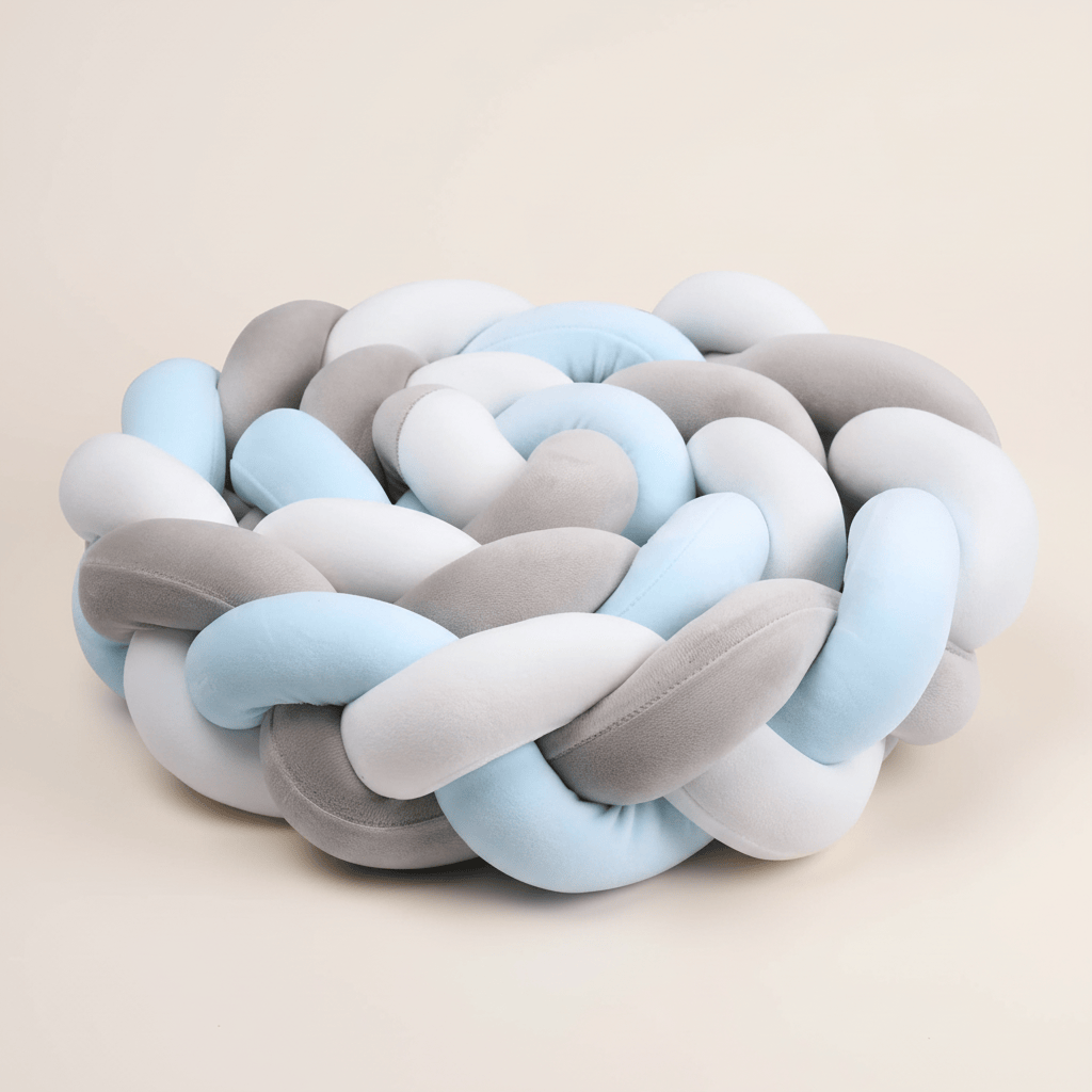 Tour de lit bébé tressé – POUR NOTRE BÉBÉ