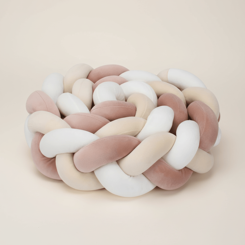 Tour de lit bébé tressé – POUR NOTRE BÉBÉ