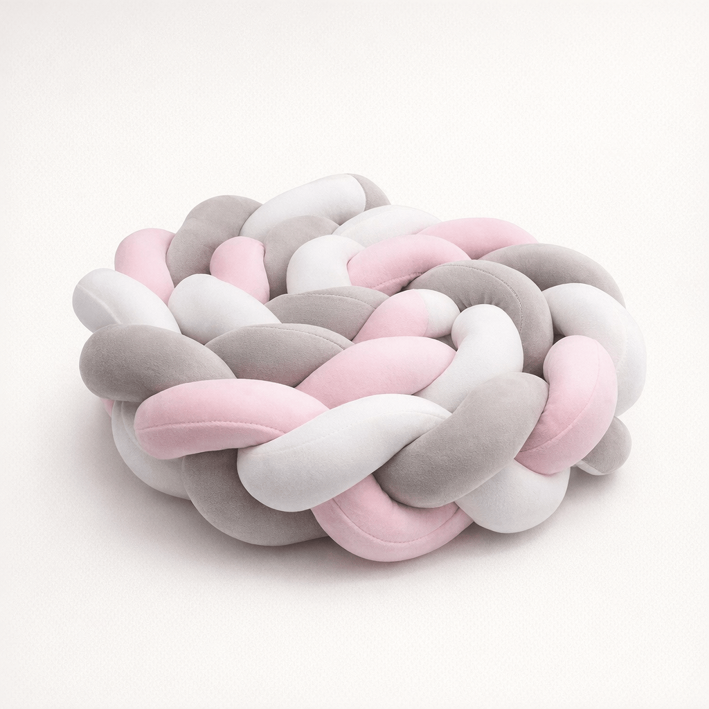 Tour de lit bébé tressé – POUR NOTRE BÉBÉ